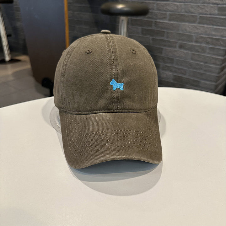 Men's Casual Embroidered Cotton Cap Bowlift