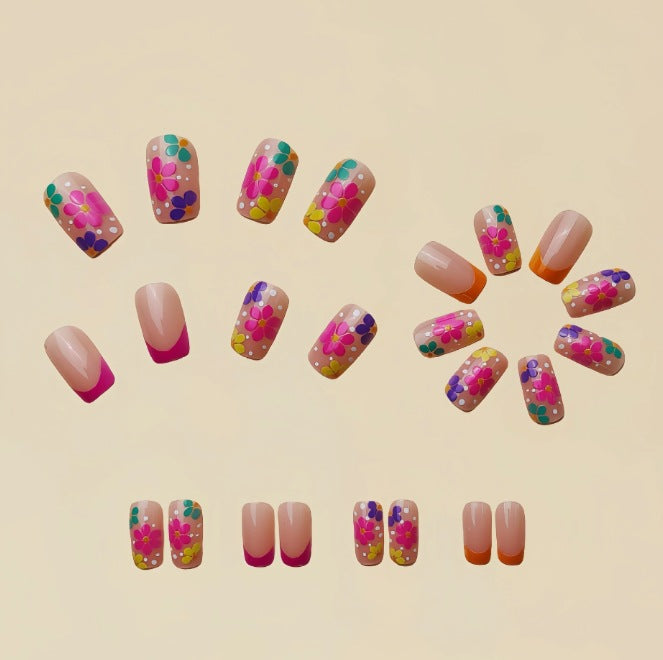 Floral Themed Nail Art Bowlift