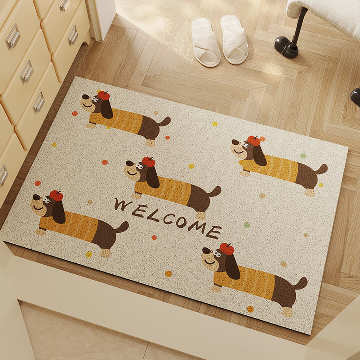 Decorative Cat-Themed Doormat
