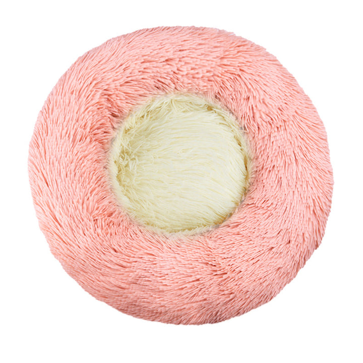 Round Plush Sleeping Bed  Dog Bed