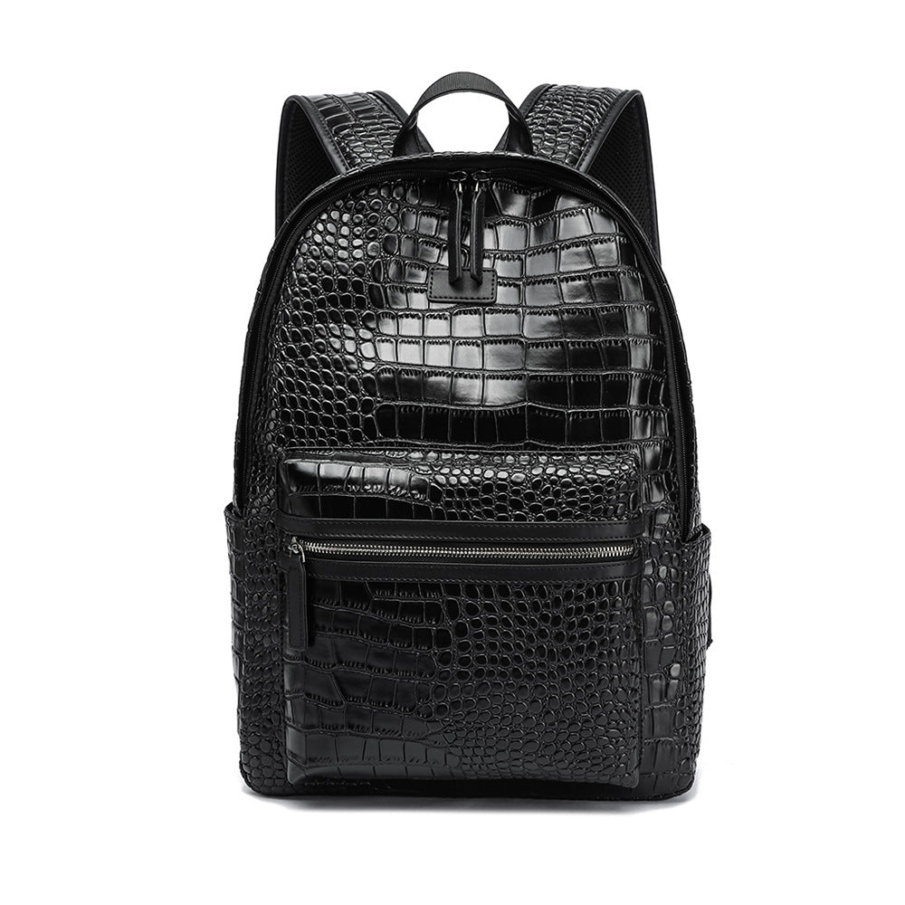 Elegant Backpack in Crocodile Look Bowlift