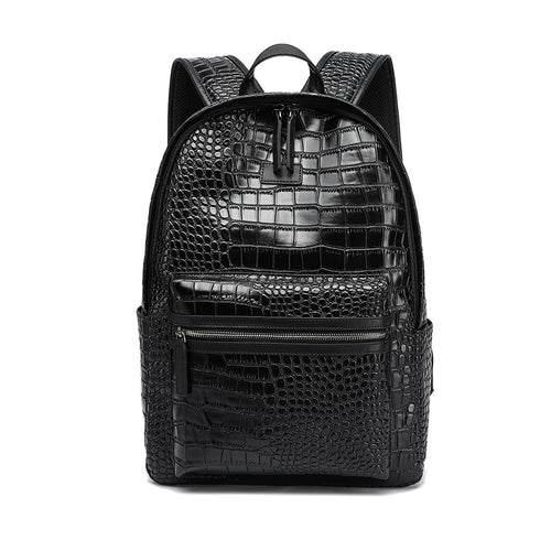 Elegant Backpack in Crocodile Look Bowlift