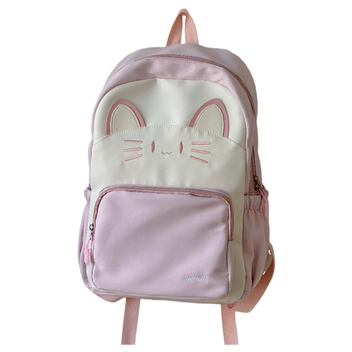 Cute Cat Face Backpack Bowlift