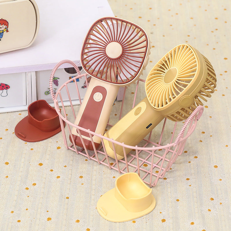 Ladies portable handheld fan with USB charging function Bowlift