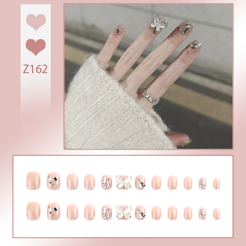 Nail art set with sparkling rhinestones and glitter elements Bowlift