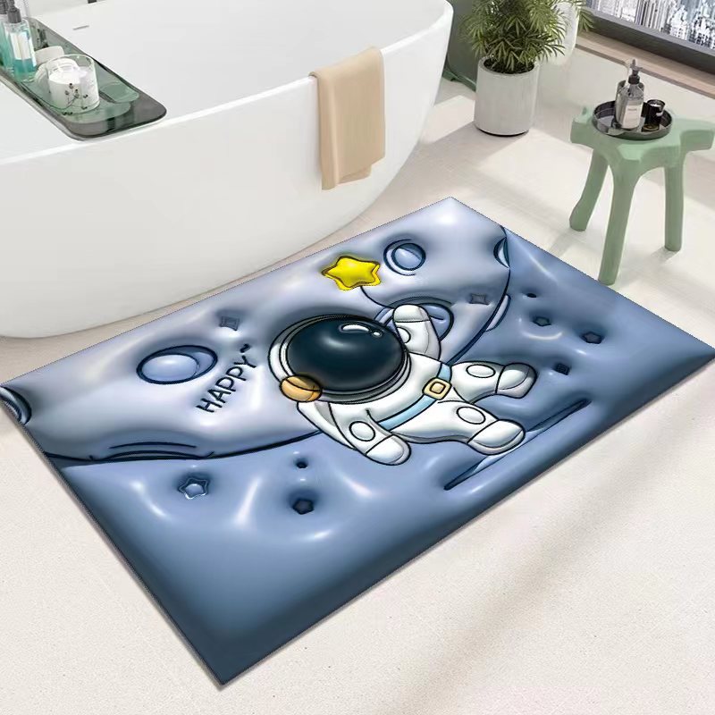 Cute Cartoon Cat Shape Bath Mat Bowlift