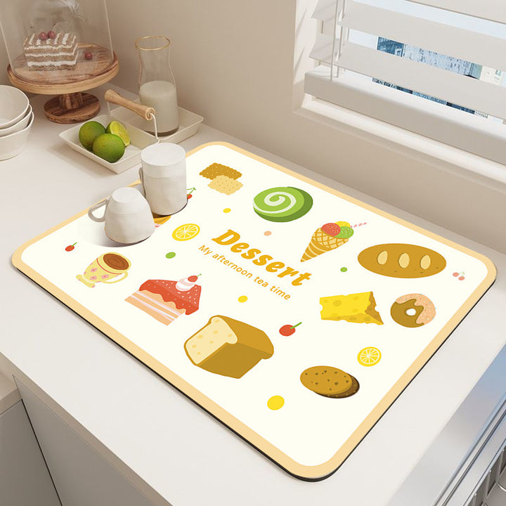 Dessert-Themed Kitchen Mat Bowlift