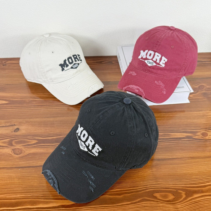 Men's Distressed Casual Baseball Cap Bowlift