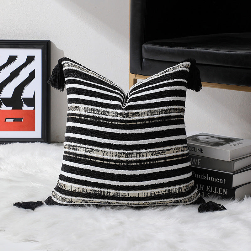 Bohemian Striped Decorative Cushion