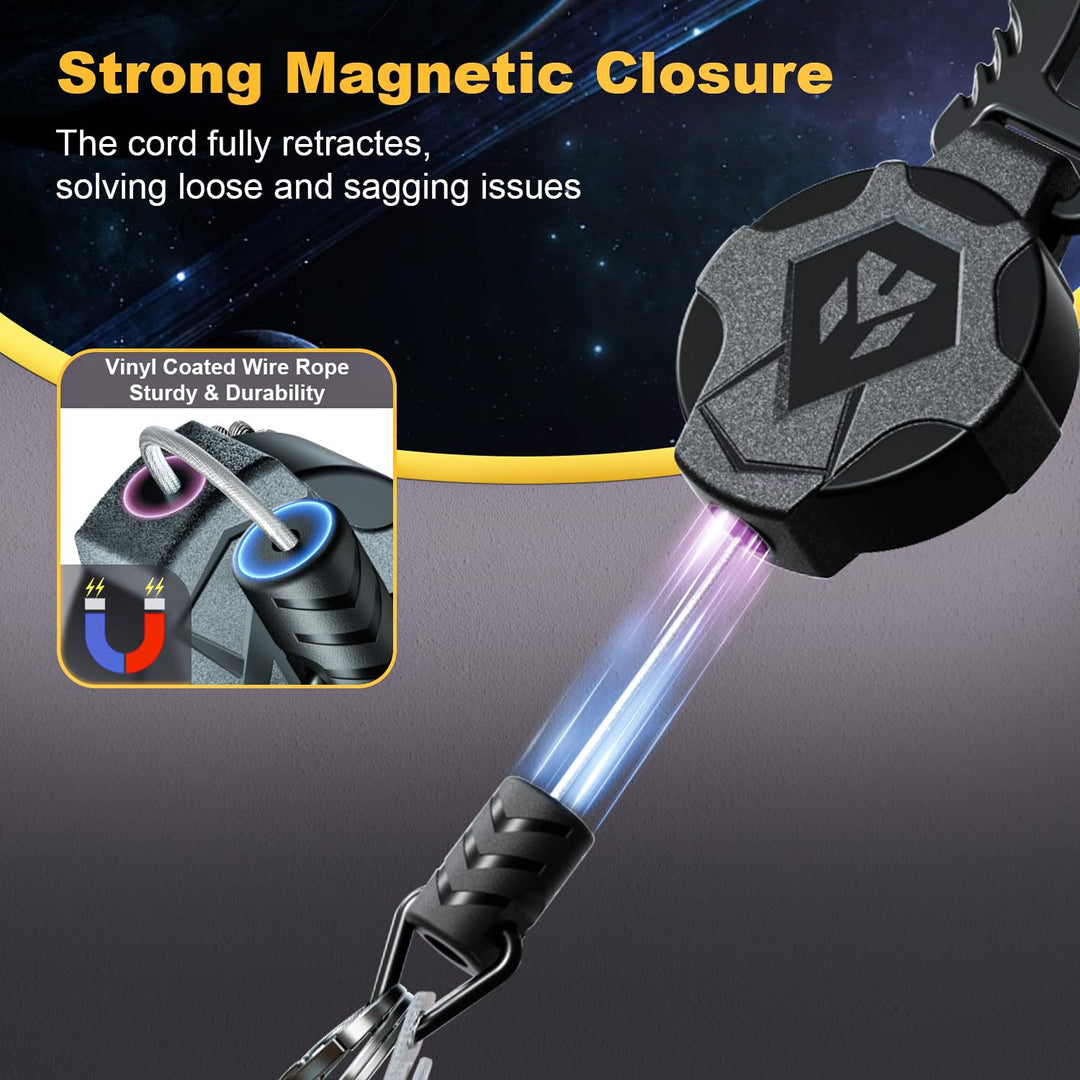 Keychain with retractable strap Bowlift