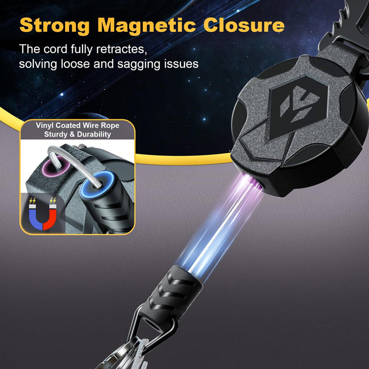 Keychain with retractable strap Bowlift
