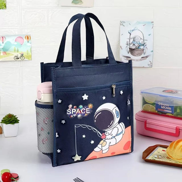 Space-Themed Insulated Lunch Carrier Bowlift
