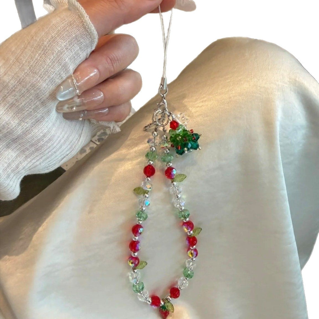 Decorative Beaded Charm Phone Strap Bowlift
