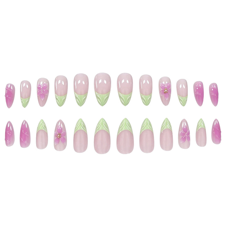 Floral Art Nail Design Bowlift