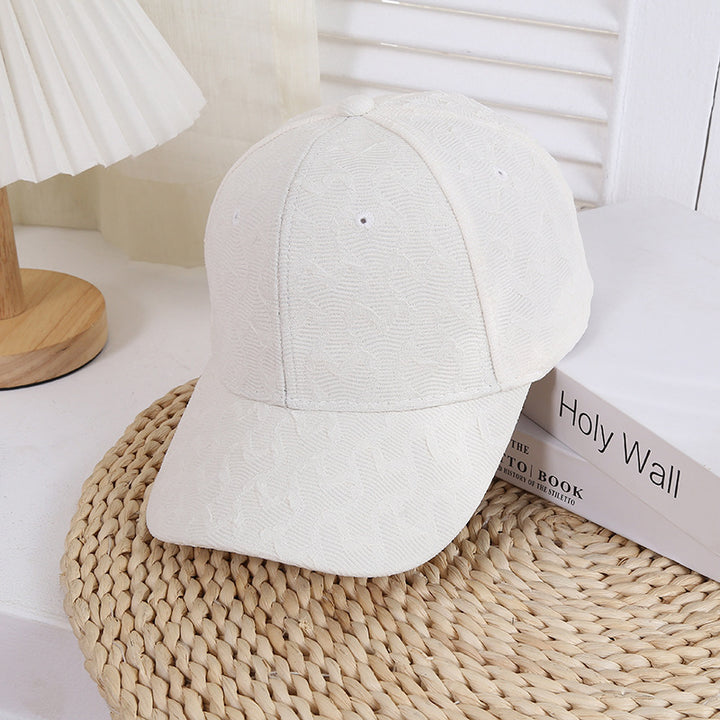 Women's Textured Fashion Baseball Cap Bowlift