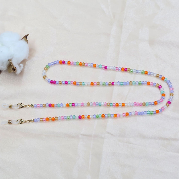 Colorful Beaded Eyewear Holder Chain Bowlift