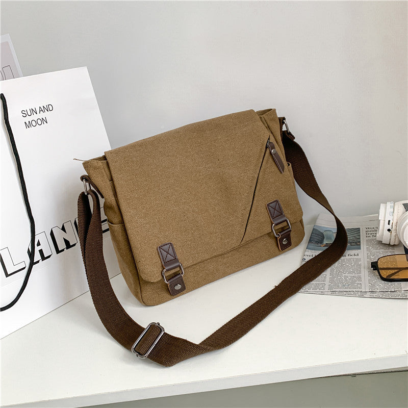 Multifunctional Messenger Bag with Adjustable Shoulder Strap Bowlift