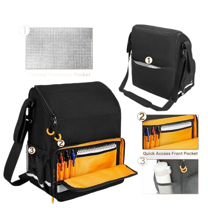 Practical Organizer Bag for Wheelchairs Bowlift