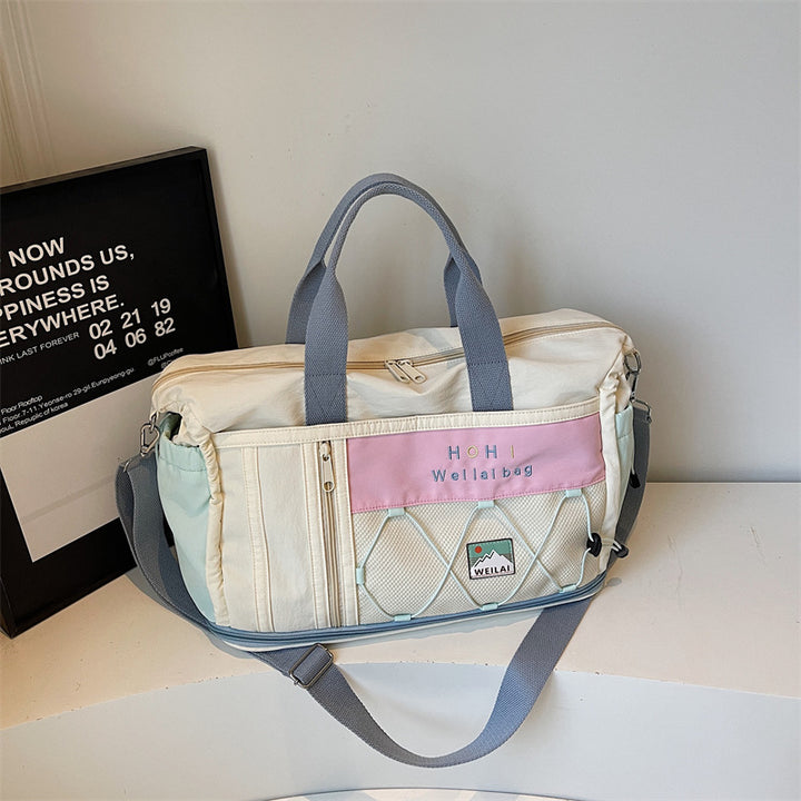 Versatile Multi-Pocket Wellness Travel Duffel