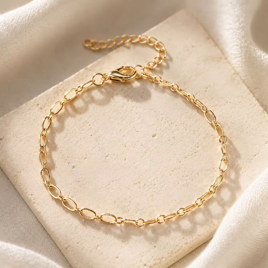 Elegant Silver Link Bracelet Bowlift