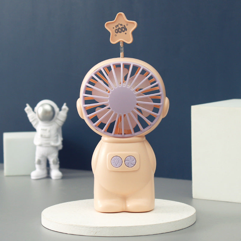 Women Portable Hand Fan in Playful Figure Design Bowlift