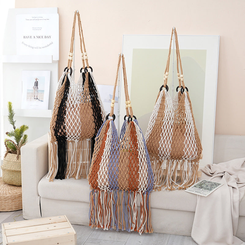 Handcrafted Macrame Tote Bag Bowlift