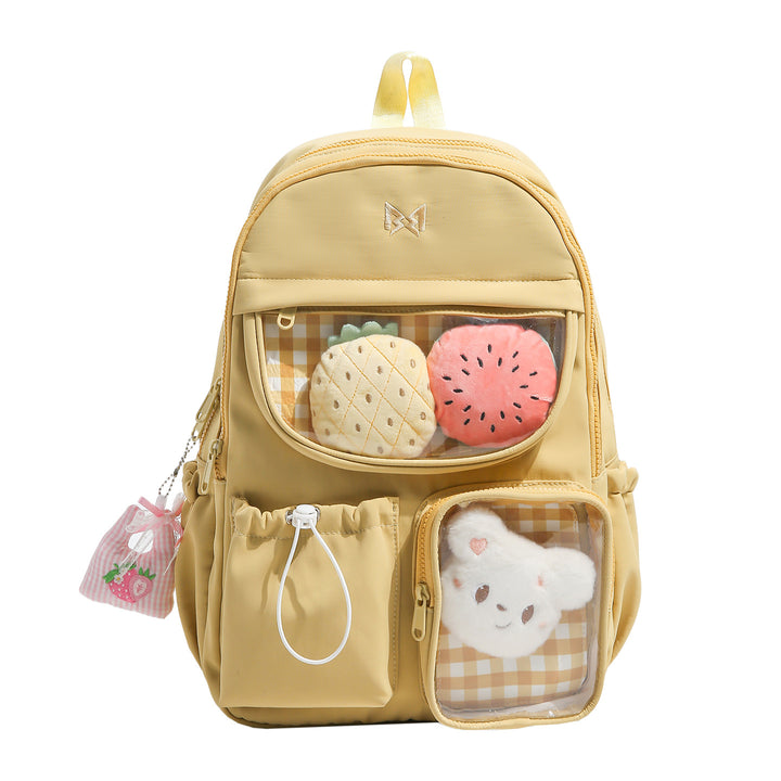 Functional Plush Storage Backpack Bowlift