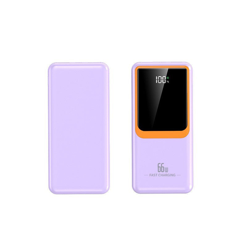 Portable power bank with 66W fast charging technology and LCD display Bowlift