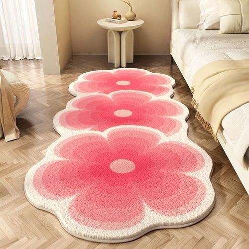 Flower Patterned Area Rug Bowlift