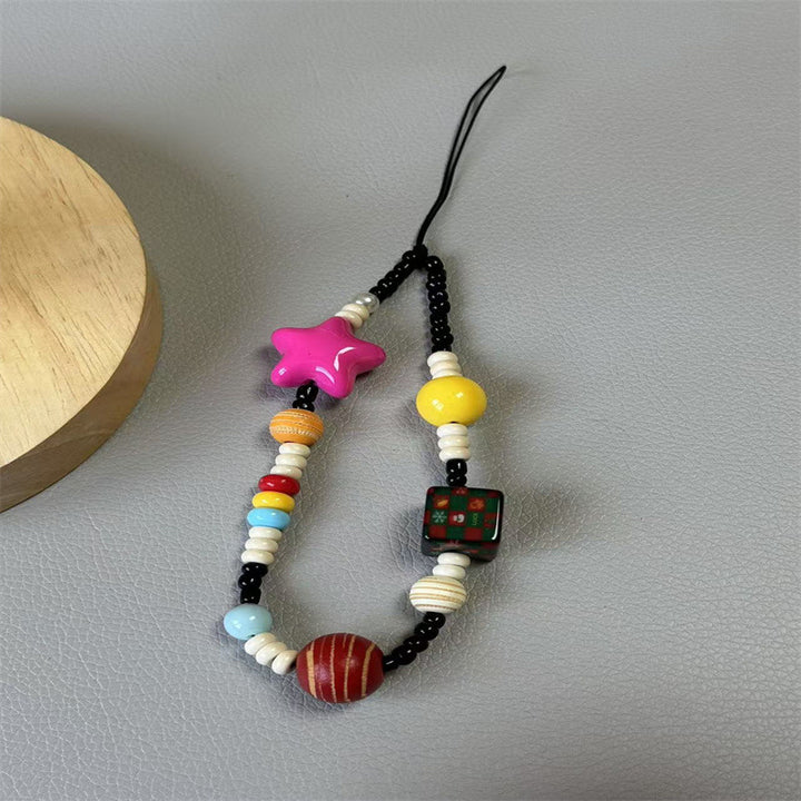 Colorful Beaded Charm Phone Strap Bowlift 1790134889