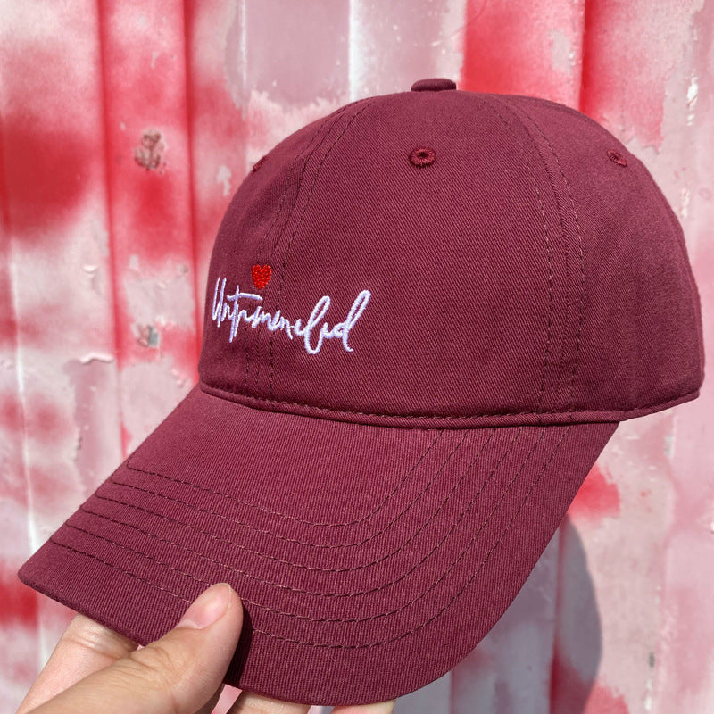 Women's Embroidered Adjustable Cap Bowlift