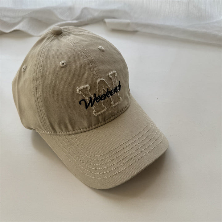 Women's Casual Embroidered Cotton Cap Bowlift
