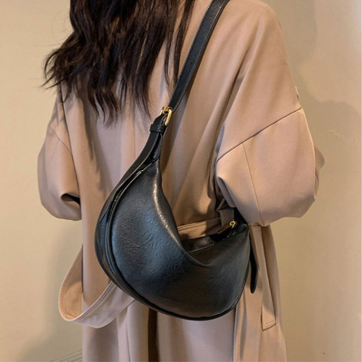 Sleek Crescent Shaped Crossbody Bag Bowlift