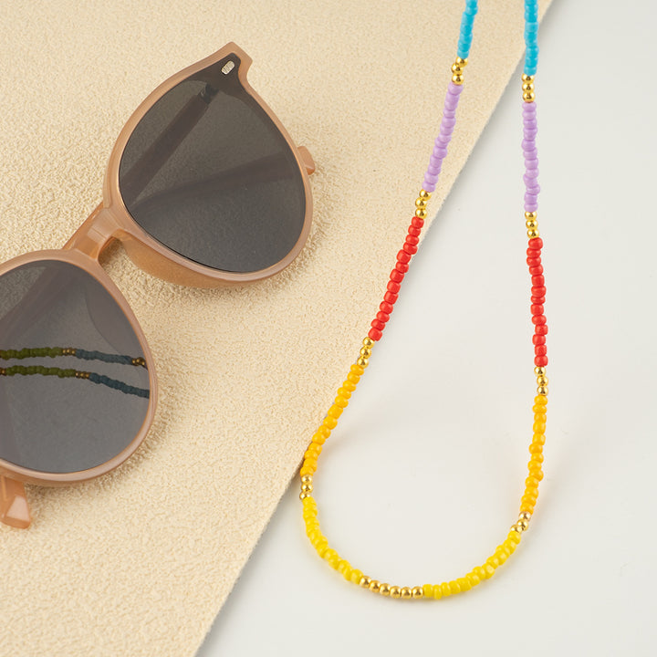 Colorful Beaded Eyewear Retainer Bowlift