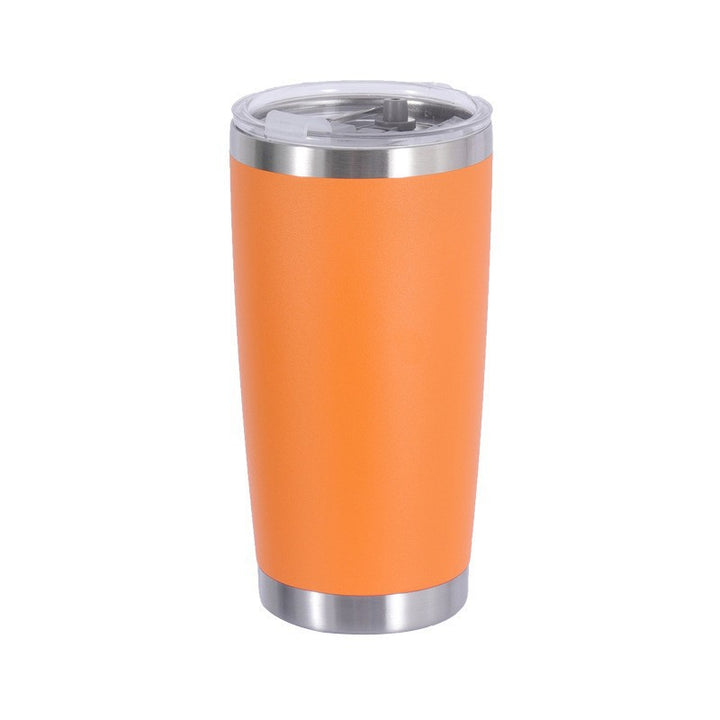 Vacuum Insulated Stainless Steel Travel Tumbler With Spill-Resistant Slider Lid And Tapered Cupholder Fit