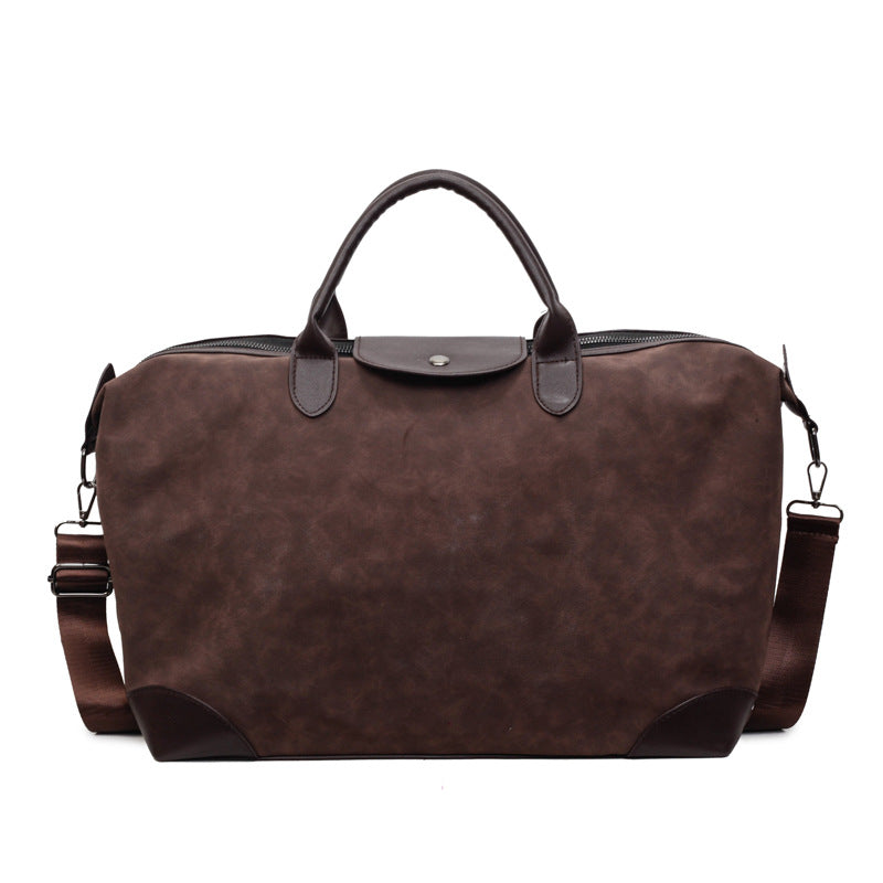 Luxurious Leather Travel Duffle Bag