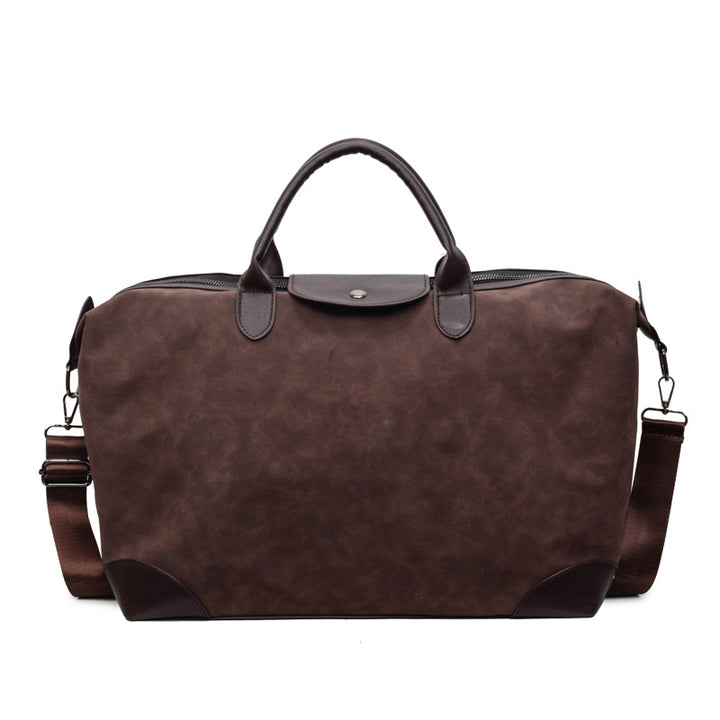 Luxurious Leather Travel Duffle Bag