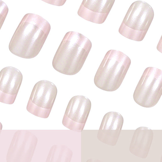 Premium French Tip Nail Extensions Bowlift
