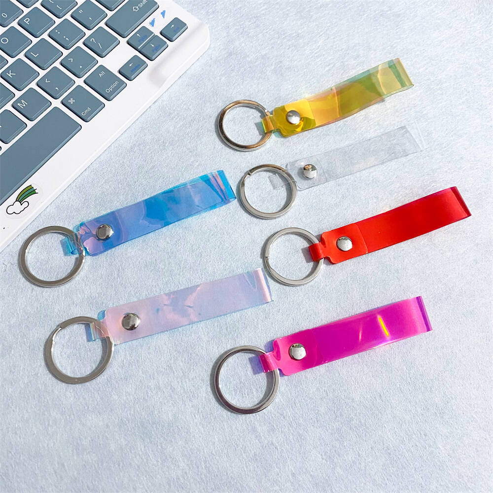 Colorful Iridescent Acrylic Keychain Bowlift