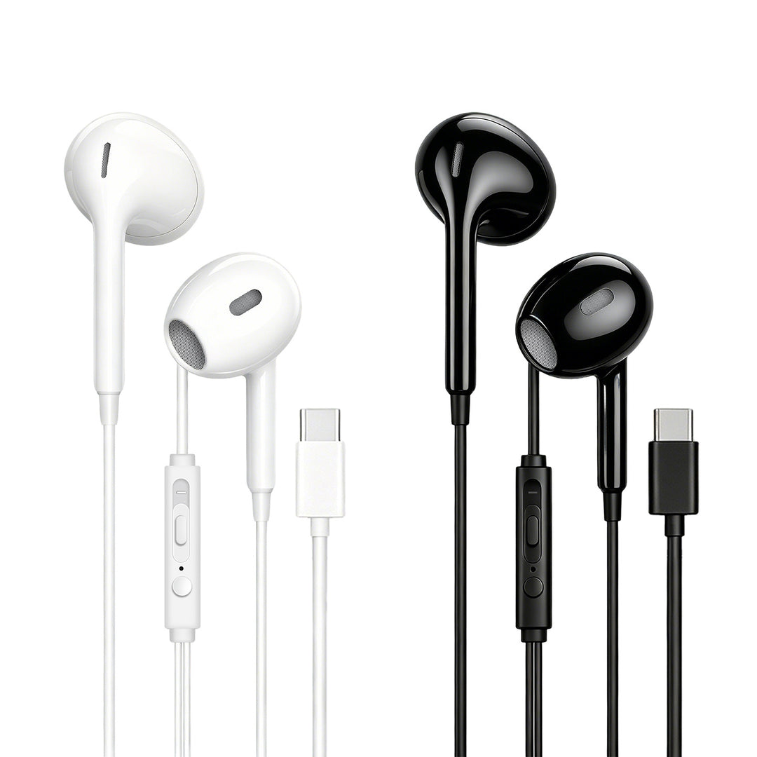 Ergonomic In-Ear Headphones with Integrated Microphone Bowlift
