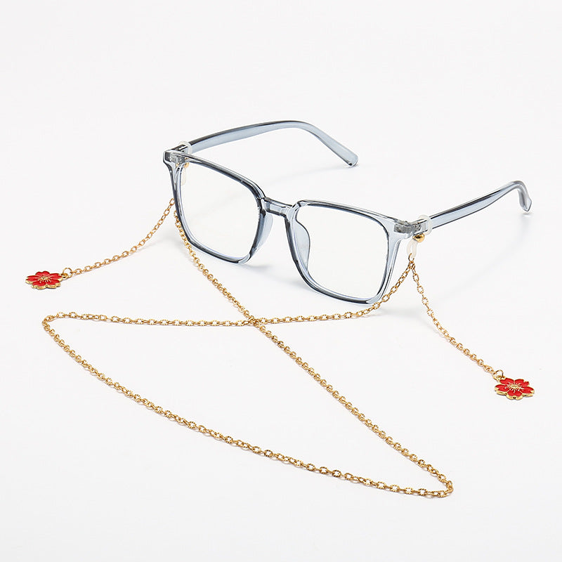 Decorative Eyewear with Star Charm Chain Bowlift