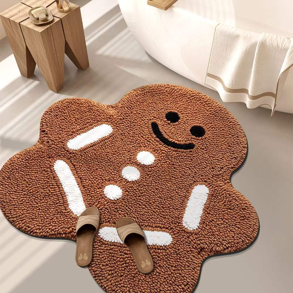 Playful Tiger-Themed Bathroom Mat Bowlift