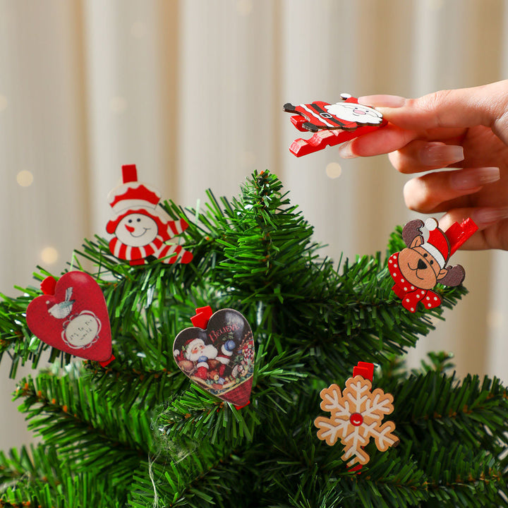 Decorative Wooden Snowflake Clips Bowlift