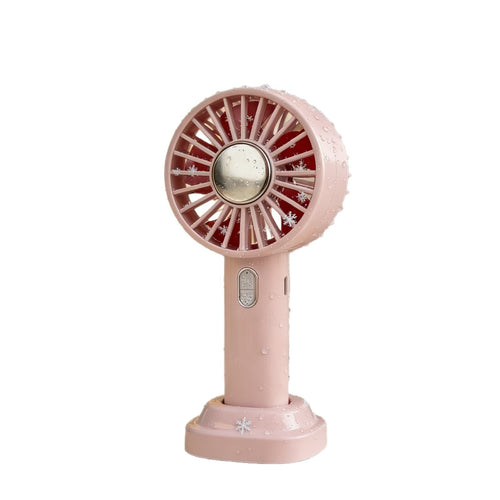 Ladies Portable Fan with Spray Function Bowlift