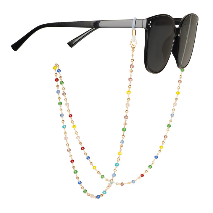 Colorful Crystal Beaded Eyewear Chain Bowlift