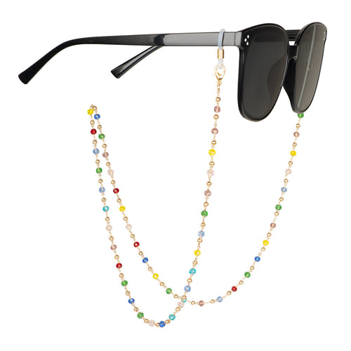 Colorful Crystal Beaded Eyewear Chain Bowlift