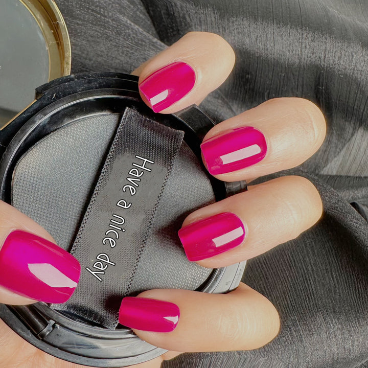 Glossy Press-On Nail Set