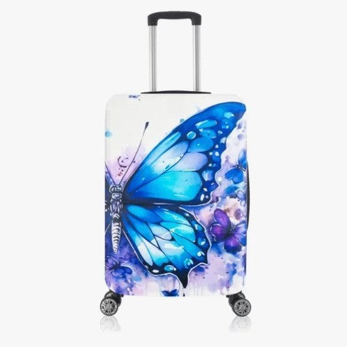 Women hard shell suitcase with stylish flamingo design Bowlift