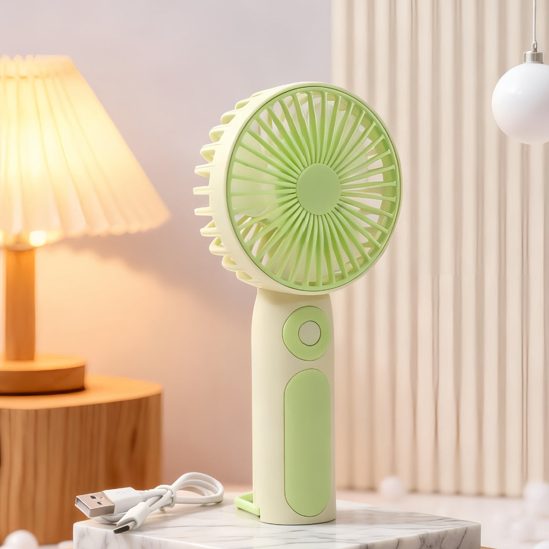 Portable USB Mini Hand Fan with Variable Speed Control Bowlift