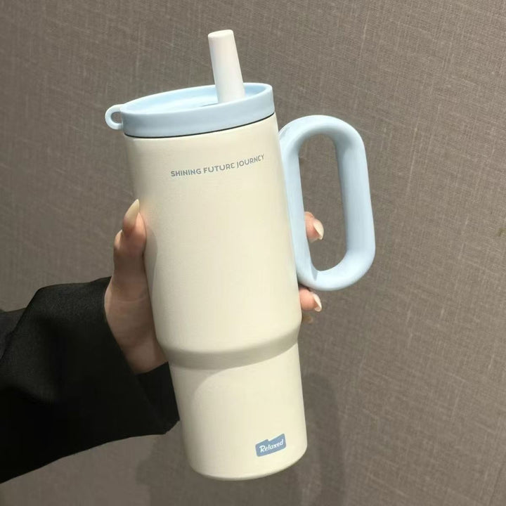 Women's thermos cup with practical double drinking system Bowlift